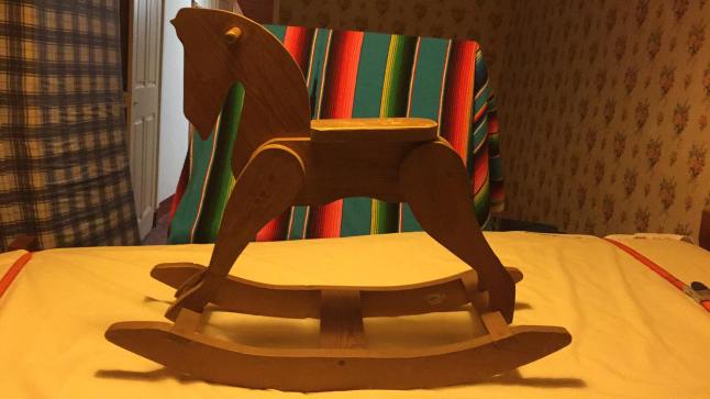 The rocking horse made by my father